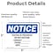 Signmission Testing In Progress Do Not Disturb Contact, 5 in W x Rectangle, Vinyl Decal OS-2PACK-NS-D-35-L-18545 - alternate 2